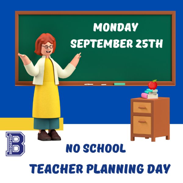 No School Teacher Planning Day